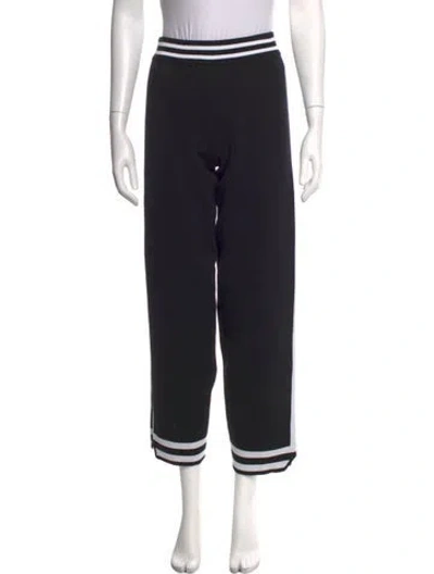 Pre-owned Nagnata Straight Leg Pants In Black