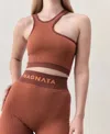 NAGNATA YANG CROP TOP IN HENNA/CEDAR