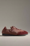 Naguisa Raluca Lace-up Scrunch Sneakers In Brown