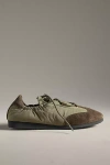 Naguisa Raluca Lace-up Scrunch Sneakers In Green