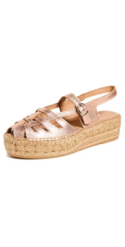 Naguisa Thalis Espadrilles Rose Metal