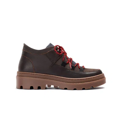 Naguisa Women's Abra Dark Brown Checks