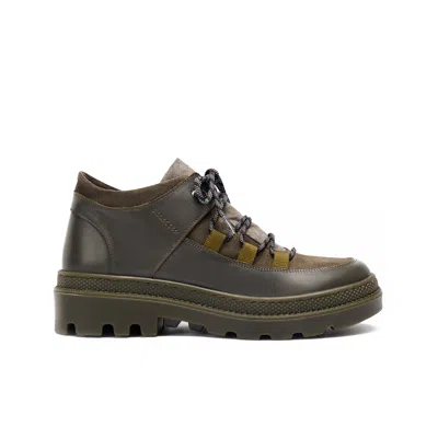 Naguisa Women's Abra Total Green Chunky Boot
