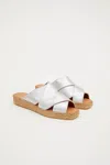 Naguisa Women's Balamo Slides In Silver In Silver