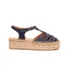 Naguisa Women's Blue  Espadrilles - Bemol Navy In Blue