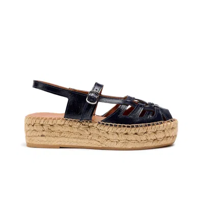 Naguisa Women's Blue Thalis Navy Gloss -  In Black