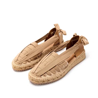 Naguisa Women's Brown  Espadrilles - Soc Trail Camel