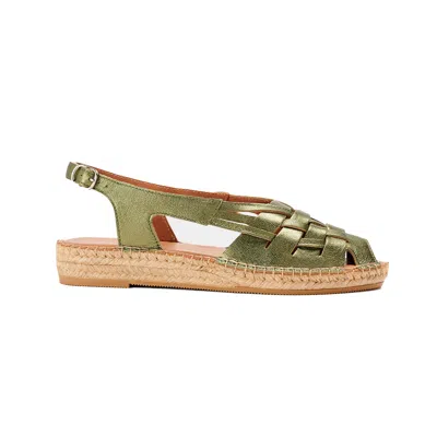 Naguisa Women's Green Etel Olive Metal -