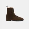 Naguisa Women's Green  Ankle Boots - Esha Olive In Green