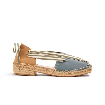 Naguisa Women's Green  Espadrilles - Viridis Blue-olive