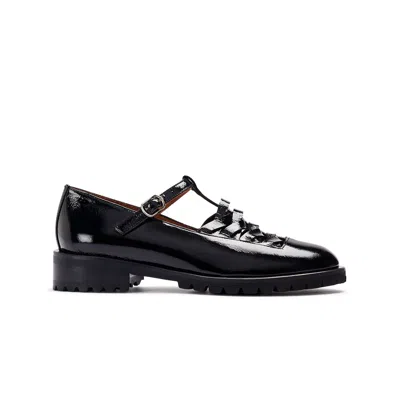 Naguisa Women's Imai Black Gloss In Animal Print