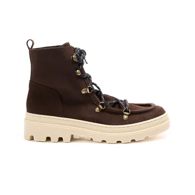 Naguisa Women's Kaus Dark Brown