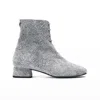 Naguisa Women's Munia Grey Ankle Boot In Grey