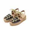Naguisa Women's  Espadrilles - Cima Black-ecru In Black