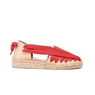 Naguisa Women's  Espadrilles - Soc Red