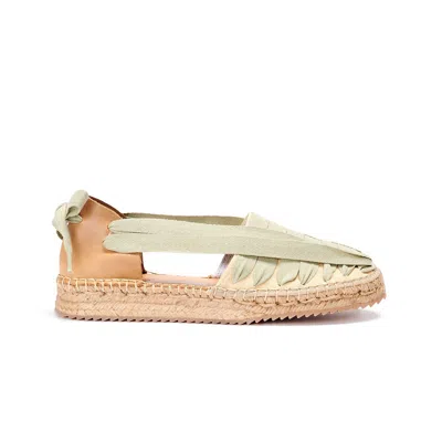 Naguisa Women's  Espadrilles - Soc Trail Light Green
