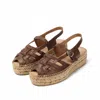 Naguisa Women's  Espadrilles - Thalis Brown In Brown