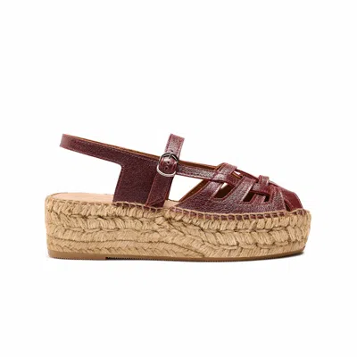 Naguisa Women's  Espadrilles - Thalis Red Varnish