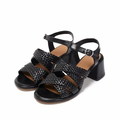 Naguisa Women's  Woven Sandals - Brasica Black