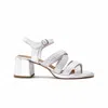 Naguisa Women's  Woven Sandals - Brasica Silver In Silver