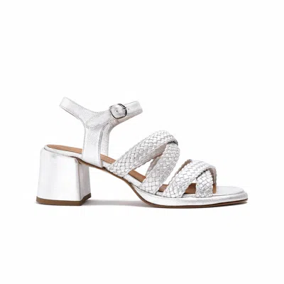 Naguisa Women's  Woven Sandals - Brasica Silver