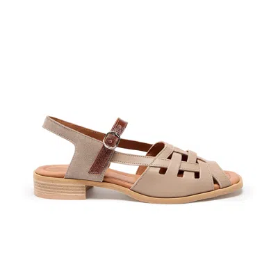 Naguisa Women's Neutrals Manto Taupe Brown Gloss -  In Multi