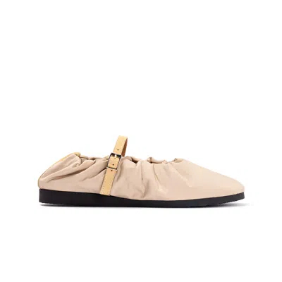 Naguisa Women's Neutrals  Flats - Leonora Multi Ecru In Pink