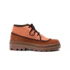 Naguisa Women's Orange  Ankle Boots - Taku Multi Mahogany In Multi