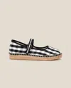 Naguisa Women's Peonia Maryjane Espadrilles In Black Check In Multi