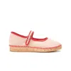 Naguisa Women's Pink / Purple  Espadrilles - Peonia Mauve-red In Pink/purple