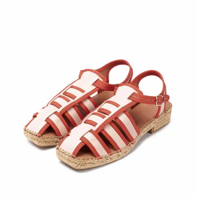 NAGUISA WOMEN'S NAGUISA ESPADRILLES - SATIVA PINK-RED