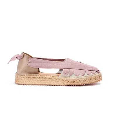 Naguisa Women's Pink / Purple  Espadrilles - Soc Trail Mauve In Pink/purple
