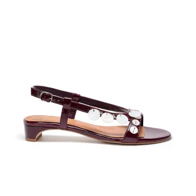 Naguisa Women's Purple Roses Eggplant  Gloss -