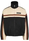Nahmias Appliquéd Canvas Bomber Jacket In Black