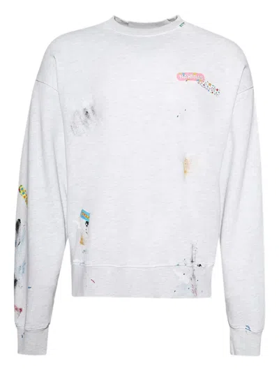 Nahmias Bandaid Crew-neck Sweatshirt In Blue