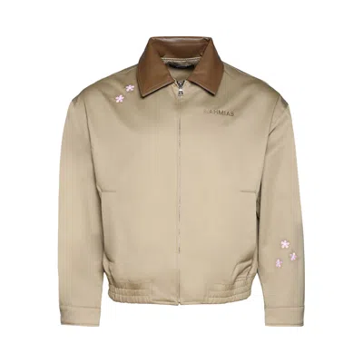 Pre-owned Nahmias Bloom Workwear Jacket 'sand Twill' | Tan | Men's Size Xl In Brown