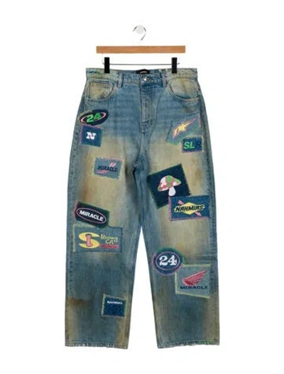 Pre-owned Nahmias Bootcut Jeans In Blue