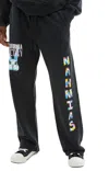 Nahmias Graphic-print Logo Sweatpants In Black