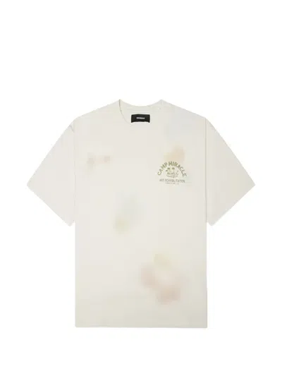 Nahmias Camp Miracle Graphic-print Boxy-fit T-shirt In Neutral