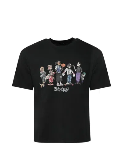 Nahmias Cartoon Warning Boxy T-shirt In Animal Print