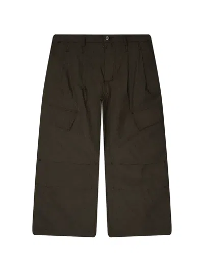Nahmias Checkered Cargo Pants In Green