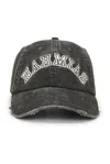 Nahmias Chenille Dad Cap In Off Black