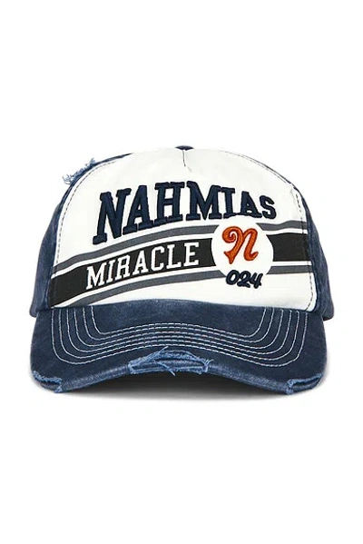 Nahmias Coastal Sport 6 Panel Hat In Thrashed Navy