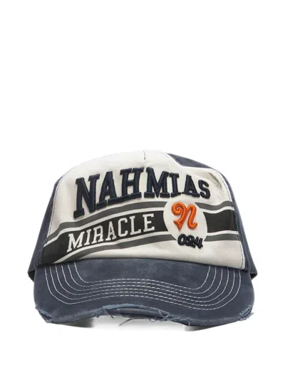 Nahmias Coastal Sport Distressed Cap In White