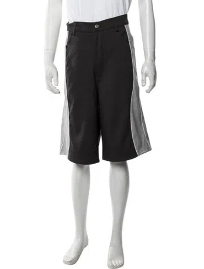 Pre-owned Nahmias Colorblock Pattern Shorts W/ Tags In Grey
