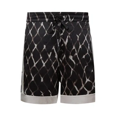 Pre-owned Nahmias Colorblock Swish Silk Shorts 'black Swish'