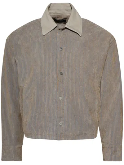 Nahmias Klassische Cordjacke In Nude