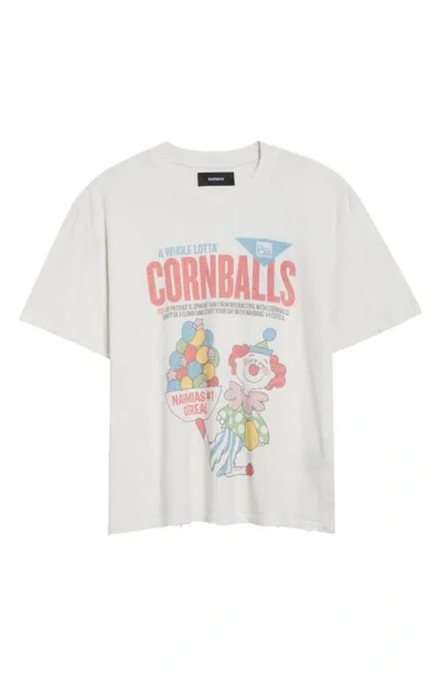Nahmias Cornballs Boxy Cotton Graphic T-shirt In Animal Print