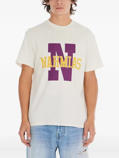 Nahmias Crew Neck T-shirt In White