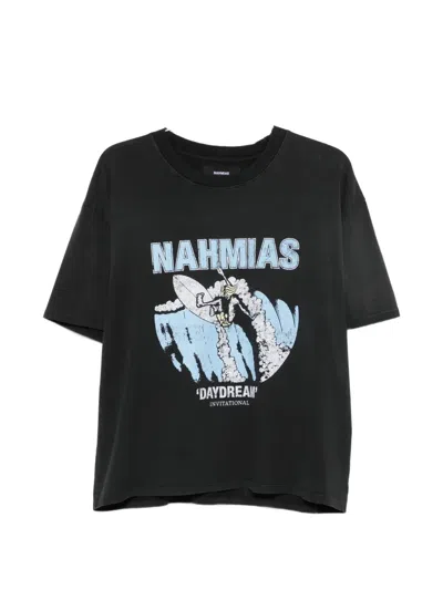 Nahmias Daydream Invitational Graphic-print Cotton T-shirt In Black